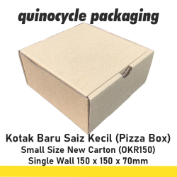 Mini Size New Carton Pizza Box OKR150 (Double Wall) 150 x 150  x 70mm