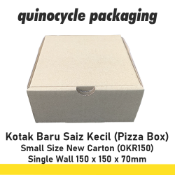 Mini Size New Carton Pizza Box OKR150 (Double Wall) 150 x 150  x 70mm